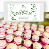 Pedicure Foaming Bath Bombs Gift Box 10 Piece Set | Gift for Her | Gift from Toddler | Foot Bath | Gift for Mom | Vegan - Earth's Own Bath & Body