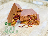 Wild Roses & Honey | Artisan Soap Bar | Vanilla Bean, Rose Clay + Manuka Honey | Gentle for all Skin Types | Gluten Free  | Gift | 5 oz