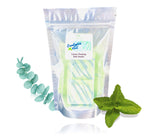 Eucalyptus Mint Foaming Organic Shea Butter Square Bath Bomb 2 Pack Gift Bag | Gift for Friend | Wedding Favors | Michigan Made